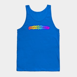 Soulful Influencer Neon Retro Rainbow Tank Top